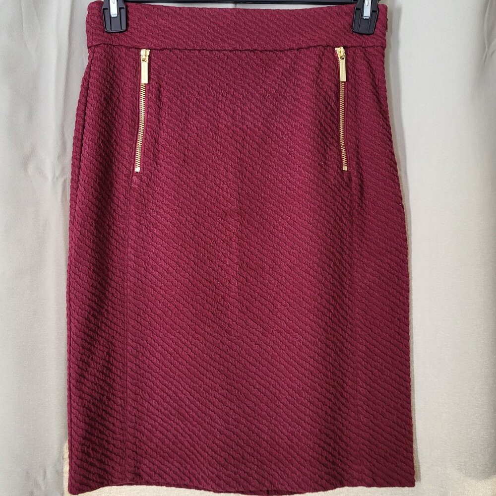 Michael Kors burgundy/maroon skirt